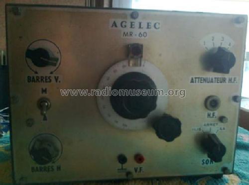 TV Video Signal Generator MR60; Agelec A.G.E.L.E.C.; (ID = 1431536) Ausrüstung