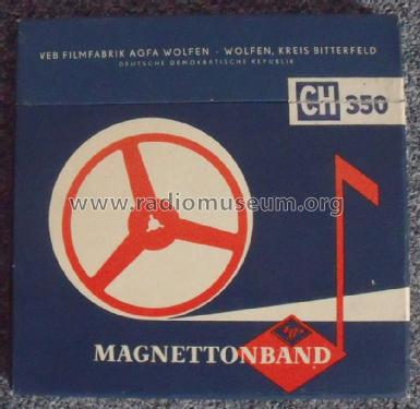 Magnettonband - Magnetic Recording Tape ; AGFA Wolfen, VEB (ID = 1765954) Divers