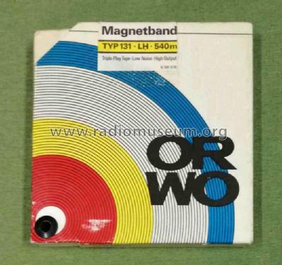 Magnettonband - Magnetic Recording Tape ; AGFA Wolfen, VEB (ID = 2373671) Diversos