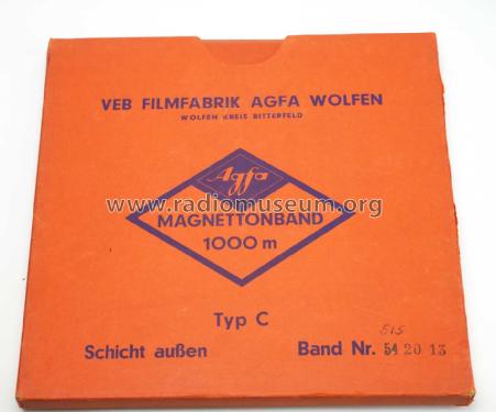 Magnettonband - Magnetic Recording Tape ; AGFA Wolfen, VEB (ID = 2695764) Divers