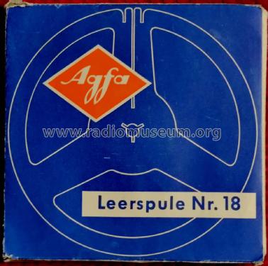 Magnettonband - Tonbandspule - Leerspule, Magnetic Recording Tape - Empty Reel ; AGFA, Leverkusen (ID = 2609220) Misc