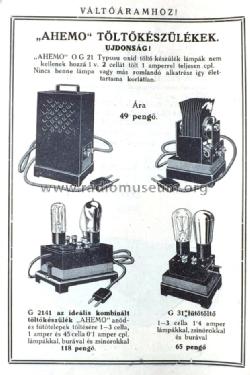 Röhrengleichrichter G31; Ahemo-Werkstätten; (ID = 1389371) Fuente-Al