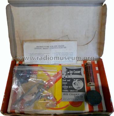 Crystal Radio Construction Kit ; Air Champ Sales Co.; (ID = 1071562) Kit