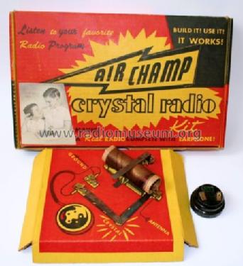 Crystal Radio Construction Kit ; Air Champ Sales Co.; (ID = 1169235) Kit