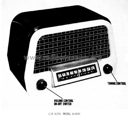 A-600 Duchess Ch= 4681; Air King Products Co (ID = 899355) Radio