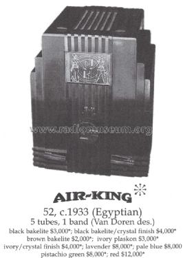 Air-King Skyscraper 52; Air King Products Co (ID = 1384686) Radio