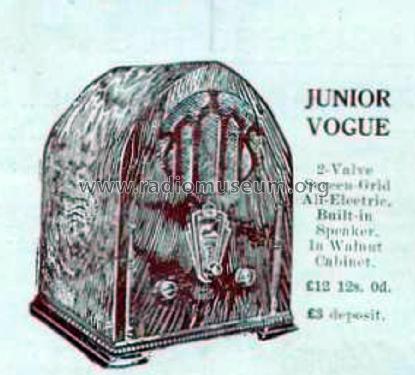 Vogue Junior ; Vogue Brand Allan’s (ID = 1603979) Radio