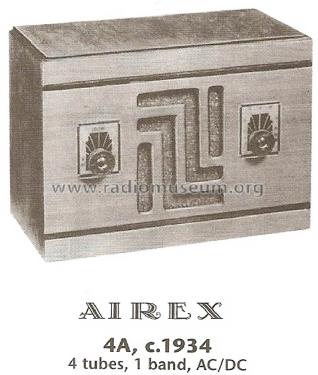 4A ; Airex Manufacturing (ID = 1683532) Radio