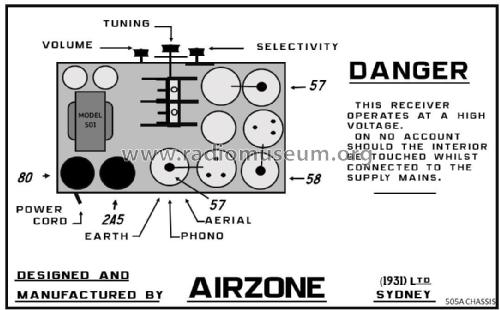 580 Ch= 505A; Airzone 1931 Ltd.; (ID = 2814652) Radio