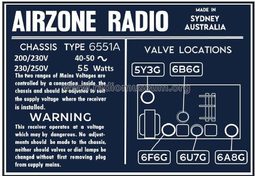 Concert Star 6551A; Airzone 1931 Ltd.; (ID = 2776366) Radio