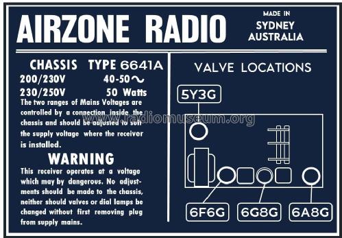 Concert Star 6641A; Airzone 1931 Ltd.; (ID = 2776875) Radio