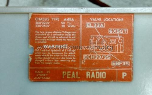 Peal A411A; Peal Products, a (ID = 2386371) Radio