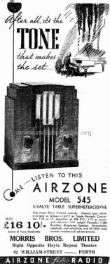 545 Ch= 503; Airzone 1931 Ltd.; (ID = 1835928) Radio