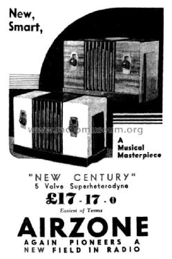 New Century 555 Ch= 500P; Airzone 1931 Ltd.; (ID = 2126800) Radio