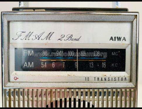 FM-AM 2 Band 10 Transistors ; Aiwa Co. Ltd.; Tokyo (ID = 2647450) Radio