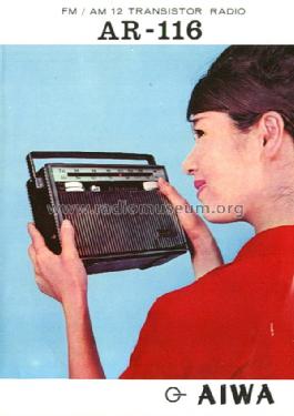 12 Transistor AR-116; Aiwa Co. Ltd.; Tokyo (ID = 1595318) Radio