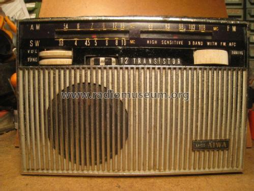 12 Transistor High Sensitive 3 Band With FM AFC AR-122; Aiwa Co. Ltd.; Tokyo (ID = 1896332) Radio