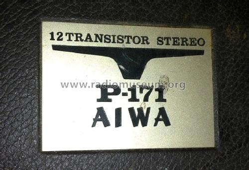 12 Transistor Portable Stereo P-171; Aiwa Co. Ltd.; Tokyo (ID = 1624437) Radio
