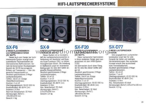 2 Way Speaker System SX-9; Aiwa Co. Ltd.; Tokyo (ID = 2146562) Parlante