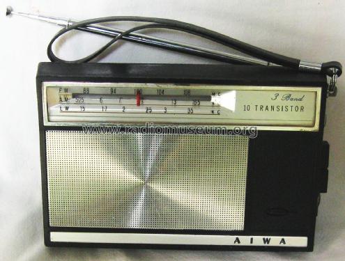 3 Band 10 Transistor ; Aiwa Co. Ltd.; Tokyo (ID = 2009253) Radio