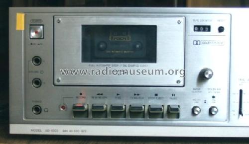 Stereo Cassette Deck AD-6300; Aiwa Co. Ltd.; Tokyo (ID = 1196984) R-Player