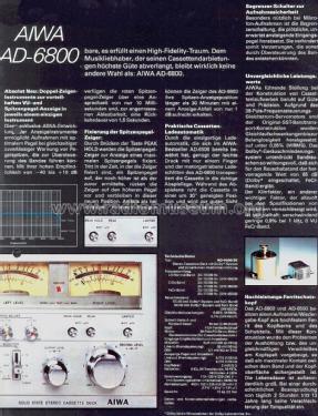 AD-6800EE; Aiwa Co. Ltd.; Tokyo (ID = 2400814) R-Player