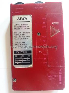 AM/FM Stereo Receiver CR-M5; Aiwa Co. Ltd.; Tokyo (ID = 2747543) Radio