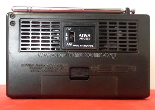 AM/FM Super Sensitive 2 Band Radio AR-335Y; Aiwa Co. Ltd.; Tokyo (ID = 1528757) Radio