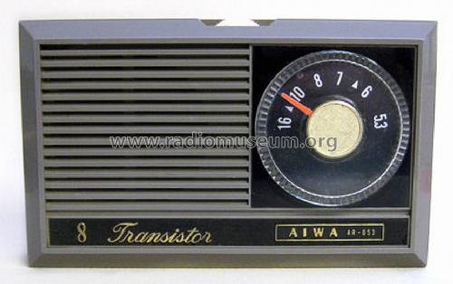 8 Transistor Portable Radio AR-853 ; Aiwa Co. Ltd.; Tokyo (ID = 1236877) Radio