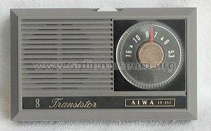 8 Transistor Portable Radio AR-853 ; Aiwa Co. Ltd.; Tokyo (ID = 258310) Radio