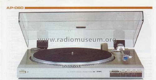 Auto-Return Turntable AP-D60; Aiwa Co. Ltd.; Tokyo (ID = 1224829) R-Player