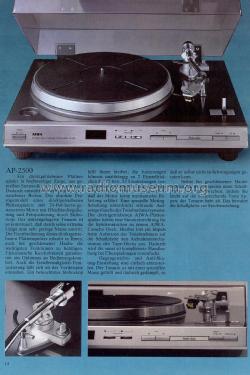 Automatic End-Up Turntable System AP-2500; Aiwa Co. Ltd.; Tokyo (ID = 1806711) R-Player