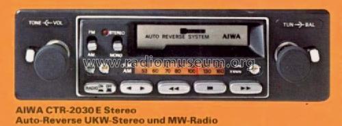 CTR-2030 E Stereo; Aiwa Co. Ltd.; Tokyo (ID = 559751) Car Radio