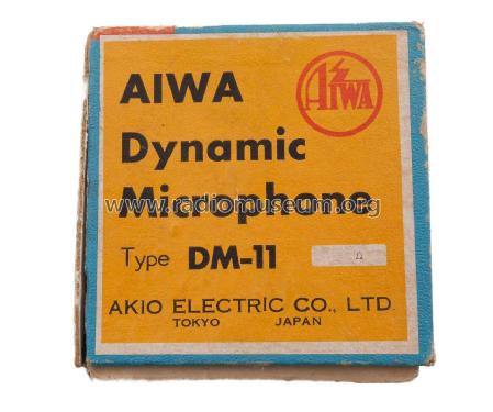 Dynamic Microphone 600 Ω DM-11; Aiwa Co. Ltd.; Tokyo (ID = 2882230) Microphone/PU