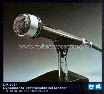 Dynamisches Richtmikrofon DM 503; Aiwa Co. Ltd.; Tokyo (ID = 495877) Microphone/PU