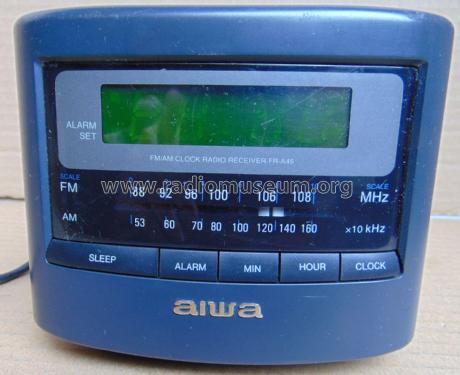 FM/AM Clock Radio FR-A45EZ; Aiwa Co. Ltd.; Tokyo (ID = 2801920) Radio