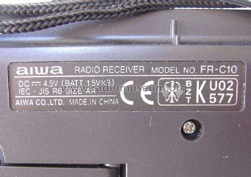 FR-C10; Aiwa Co. Ltd.; Tokyo (ID = 1641969) Radio