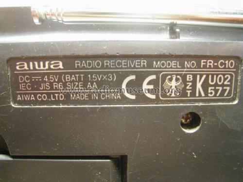 FR-C10; Aiwa Co. Ltd.; Tokyo (ID = 2091996) Radio