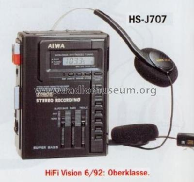 HS-J707; Aiwa Co. Ltd.; Tokyo (ID = 571435) Radio