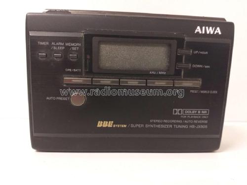 AM/FM Stereo Cassette Recorder HS-JX505; Aiwa Co. Ltd.; Tokyo (ID = 2671017) Radio