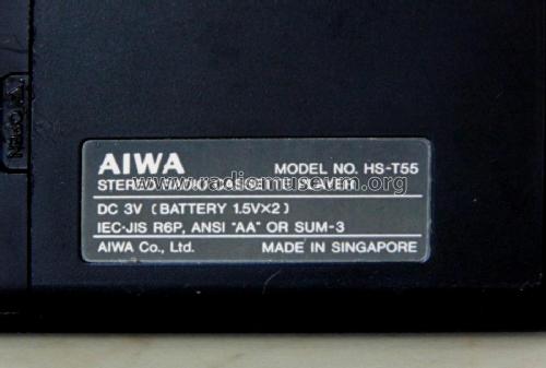 Stereo Radio Cassette Player HS-T55; Aiwa Co. Ltd.; Tokyo (ID = 2281686) Radio