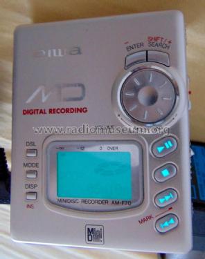 Minidisc Recorder - MD Digital Recording AM-F70; Aiwa Co. Ltd.; Tokyo (ID = 1735904) Sonido-V