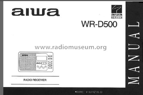 Multi-Band Radio Receiver WR-D500; Aiwa Co. Ltd.; Tokyo (ID = 1237725) Radio