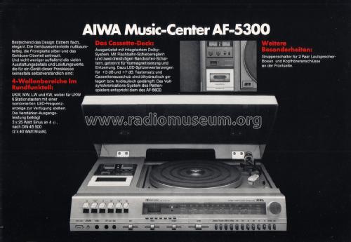 Music-Center AF-5300; Aiwa Co. Ltd.; Tokyo (ID = 1224616) Radio