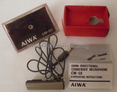 Omni-Directional Condenser Microphone CM-50; Aiwa Co. Ltd.; Tokyo (ID = 1735574) Microphone/PU