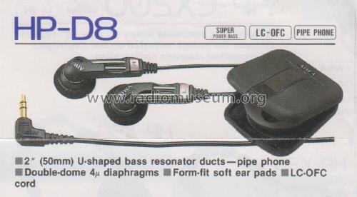 Pipe Phone [Ohrhörer] HP-D8; Aiwa Co. Ltd.; Tokyo (ID = 3221097) Speaker-P