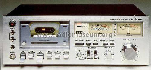 Stereo Cassette Deck AD-7500; Aiwa Co. Ltd.; Tokyo (ID = 638664) Sonido-V