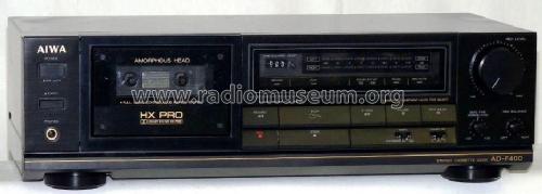 Stereo Cassette Deck AD-F400; Aiwa Co. Ltd.; Tokyo (ID = 697409) R-Player