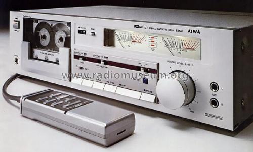 Stereo Cassette Deck AD-F55M; Aiwa Co. Ltd.; Tokyo (ID = 663867) Reg-Riprod