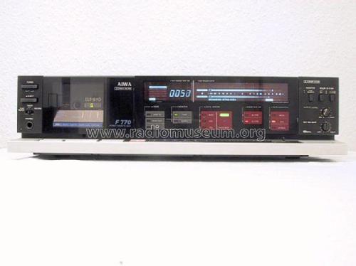 Stereo Cassette Deck AD-F770; Aiwa Co. Ltd.; Tokyo (ID = 2121949) Sonido-V